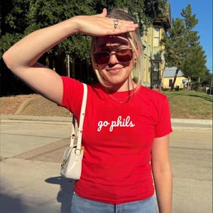 Philadelphia baseboll babytröja: Dam ungdomströja Philly Shirt