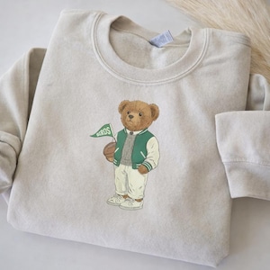 Philadelphia Football Vintage Bär Sweatshirt: Hoodie mit Rundhalsausschnitt für Vogel-Fan