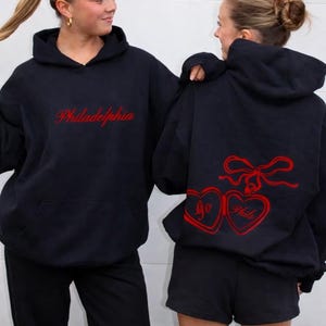 Philadelphia Baseball Herz Locket Trendy Sweatshirt, Pullover Pullover, Sport Fan Geschenk, Baseball-Liebhaber Shirt, Philly Sweatshirt