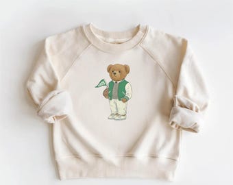 Philadelphia Football Vintage Bear-tröja för småbarn: Rund hals-tröja i barnstorlek