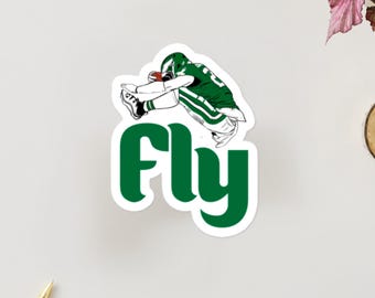 Pegatina de Fly Barkley Hurdle, pegatina de fútbol americano de Filadelfia para portátil, pegatinas, regalo de Filadelfia