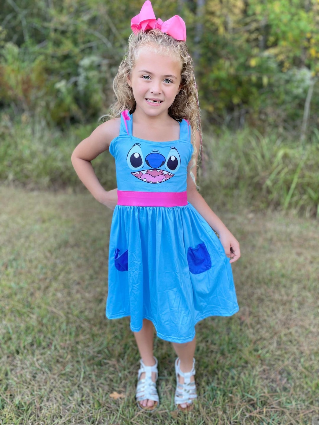 Disney Girl's Lilo and Stitch Angel Costume | Disney Costumes | Kids | Girls | Purple | Xs | Fun Costumes