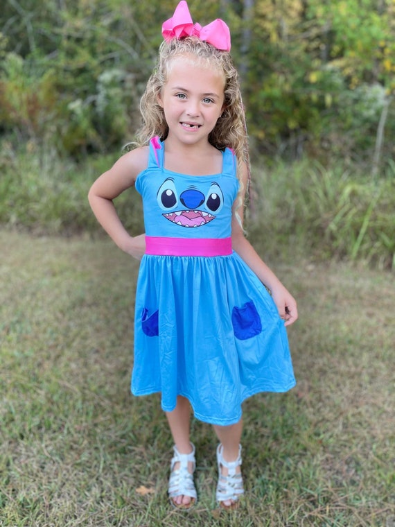 Niño lilo stitch disfraz de Halloween vestido inspirado 2 4 6 8 años -   España