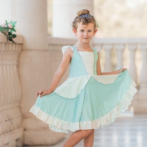 Midnight Princess Twirly Soft Dress, Princess Dress,costume Blue