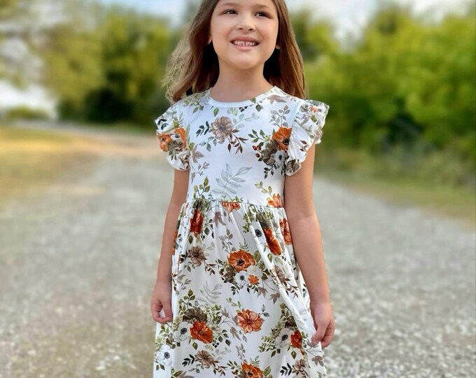 Fall Floral Maxi Dress main image 0
