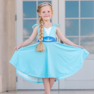 Ice Queen Twirly Soft Dress, Princess Dress Costume