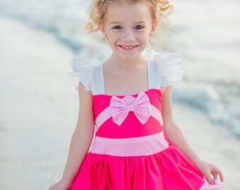 Pink Midnight Cinderella Princess Swimsuit, Swimsuit