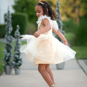 Girls Red Bow Party Dress with Rhinestones | Valentine, Christmas & Birthday Dress