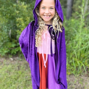 Sarah Witch Long sleeves Dress, Halloween Costume Dress, Soft Twirly Dress
