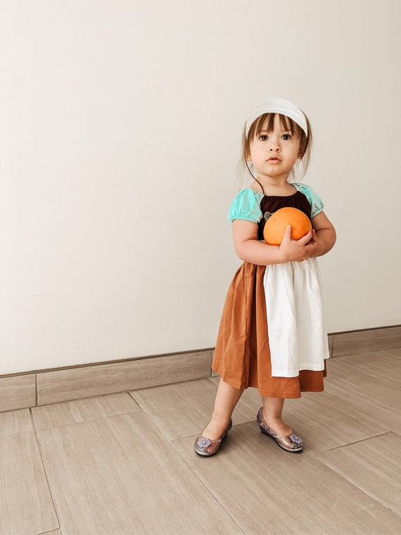 Cindy Maid Dress, Soft cotton costume dress