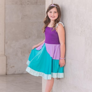Mermaid Princesses Twirly Dress main image 1