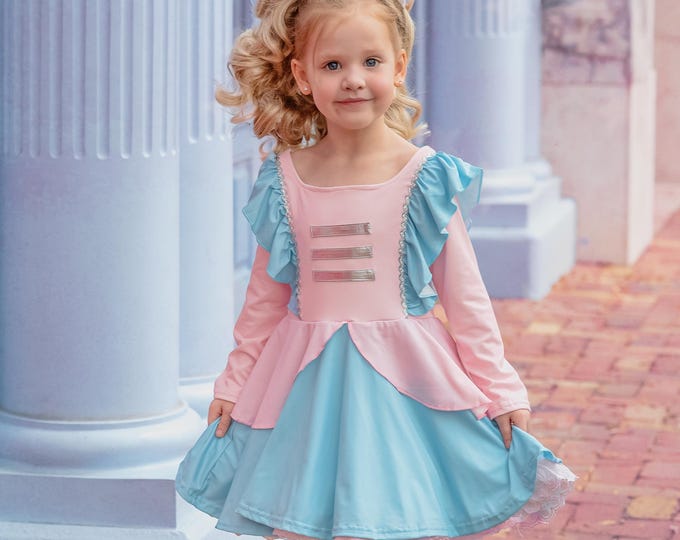 Magnolia Baby Nutcracker Ballet Printed Ruffle Dress main image 1