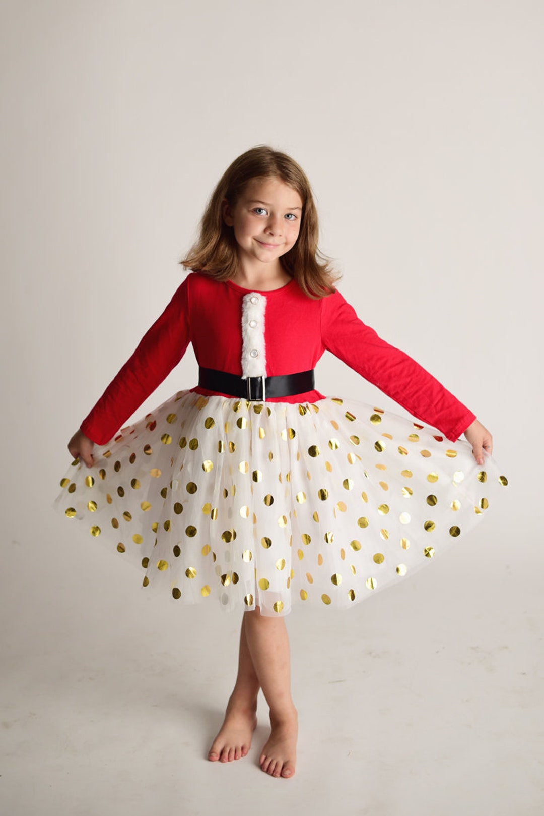 Pink Santa Tutu Dress main image 0