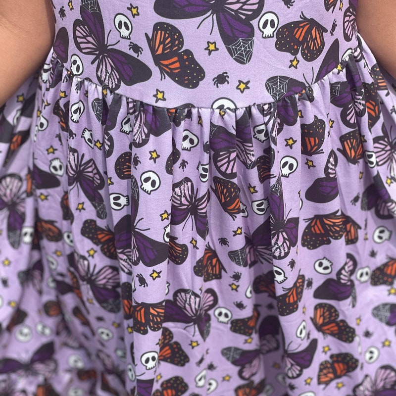 Girls Ghost Face Face Lives Pink Sparkly Halloween Costume Dress With Mask (S-XXL)