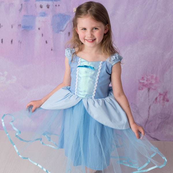 Blue shoe Princess Dress, Princess tutu Dress, costume Midnight Princess