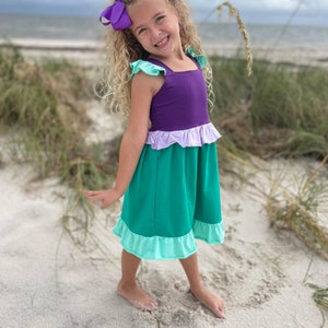 Mermaid Dress,  costume dress Girls