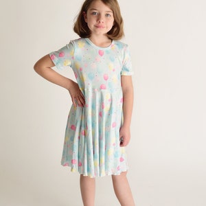 Balloons dress Birthday Soft Dress Spring dress Summer image 6