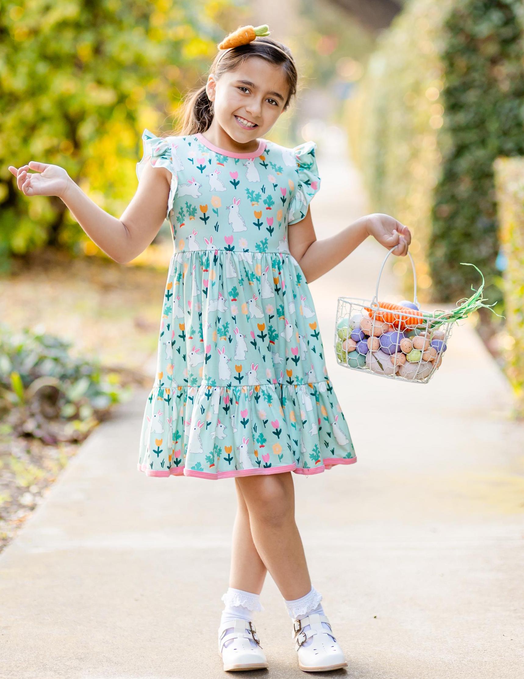 silk easter dress Easter Bunny Dress, Soft fabric. Milk Silk Dress