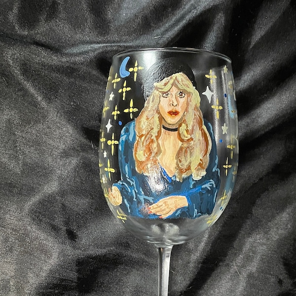 Custom Hand Painted Wine Glasses