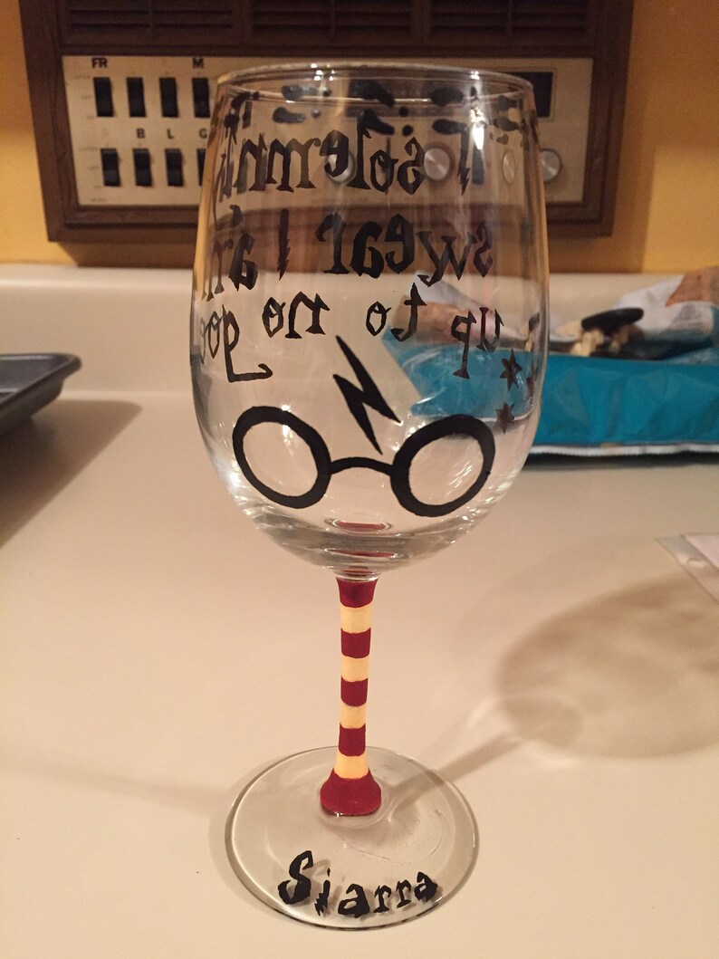 Custom Hand Painted Wine Glasses Etsy