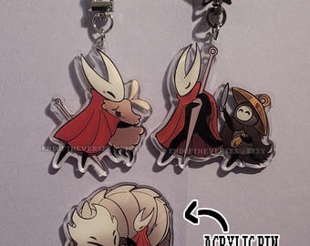 Hollow Knight: Silksong Acrylic Charms & Acrylic Pin [
