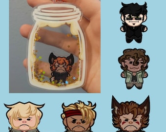 Los dijes agitadores "Fun Jar" - Ren, Strade, Lawrence, Rire, Fox, Derek - Novio a muerte / El precio de la carne