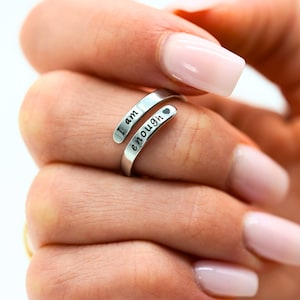 Etsy i am enough ring online