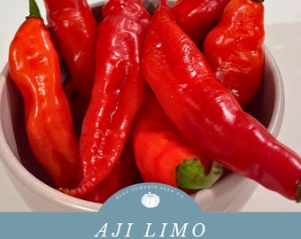 Peruvian Aji Limo Chili Seeds: Experience the Citrusy Zest of Peru's Coastal Cuisine!