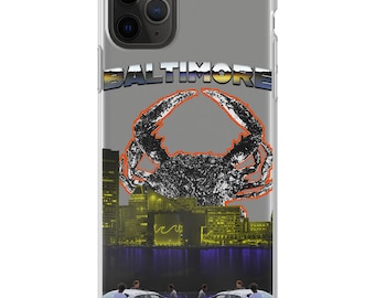 FUNDA PARA TELÉFONO DE BALTIMORE - Funda Skyline - Accesorio para iPhone - Funda vintage para iPhone - Funda pirata para iPhone - Funda hecha a mano