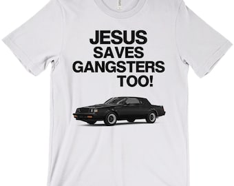 Jesus Saves Gangsters Too Tee – GNX “Squabble Up” Kendrick Lamar T-Shirt, Hip-Hop Streetwear, Unisex Christian Graphic Tee