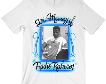 RIP Radio Raheem T-Shirt – Iconic “Do the Right Thing” Tribute Tee | 80s Hip-Hop & Film Culture Inspired Shirt