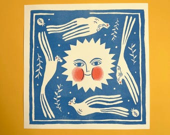 Harpy Sun Dance - Fine Art Wall Print