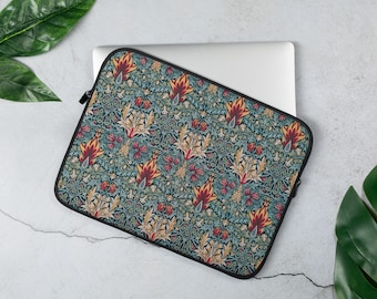 William Morris Laptop Sleeve: Floral Neoprene Laptop Case
