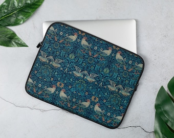 William Morris Laptop Sleeve | Bird Laptop Sleeve | William Morris Laptop Case | Aesthetic Laptop Case