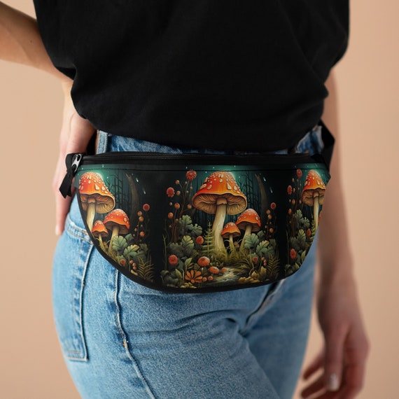 Sac banane à imprimé champignons sac banane festival France