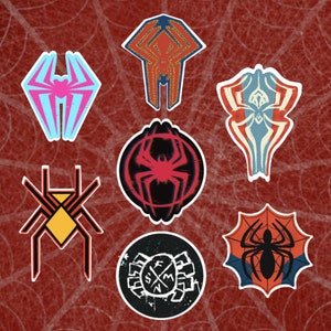Spider-Man Across the Spiderverse 7pc sticker set
