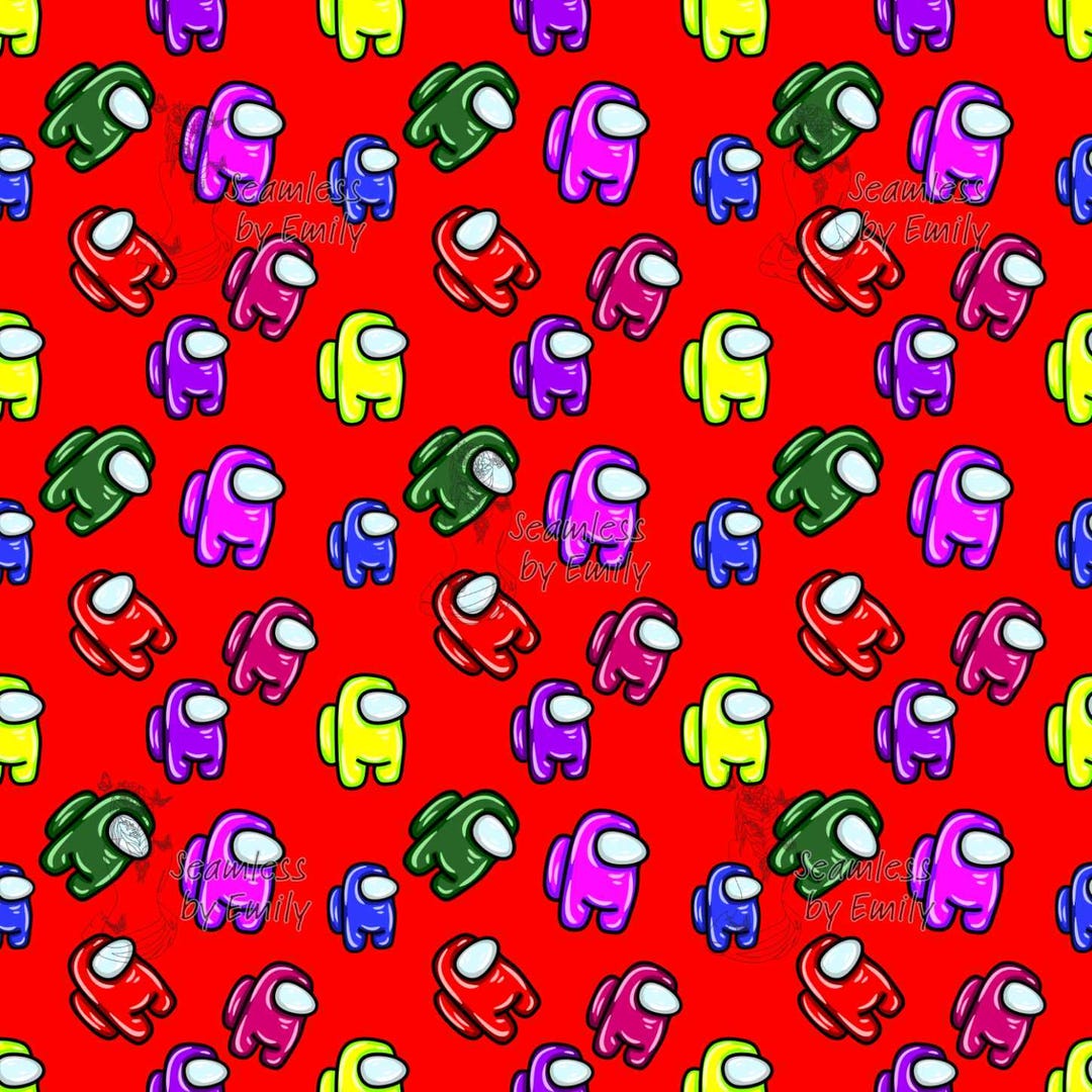 Among Us Seamless File - Etsy
