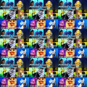 Shark Tale Collage bezszwowy plik