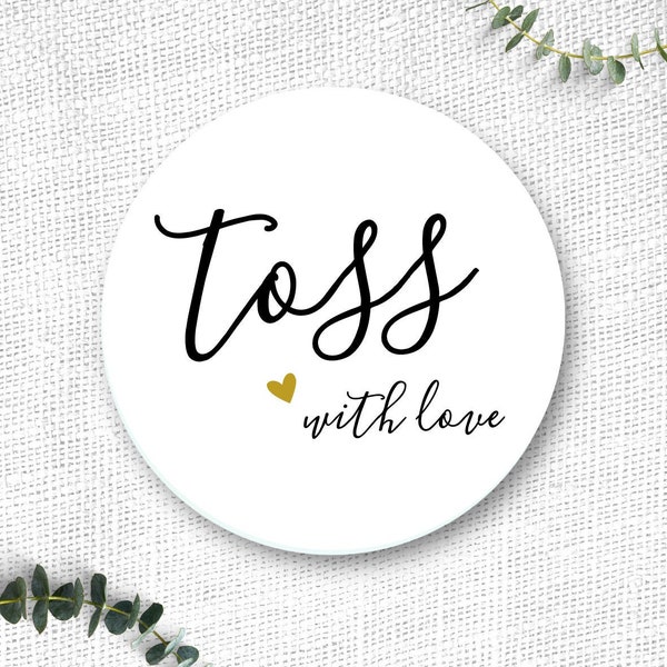 Wedding Toss sticker, Petal toss sticker, Confetti Toss, Toss Me Sticker, Lavender Toss Sticker, Wedding Exit Throw