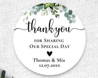 Wedding Sticker, Thank you wedding sticker, Thank you for celebrating sticker, Engagement Sticker, Anniversary Sticker, Celebration Sticker