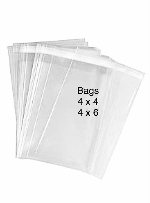 Bags, 4x4 Self Sealing Bags, 4x6 Sealing Bags, Cello Bags 