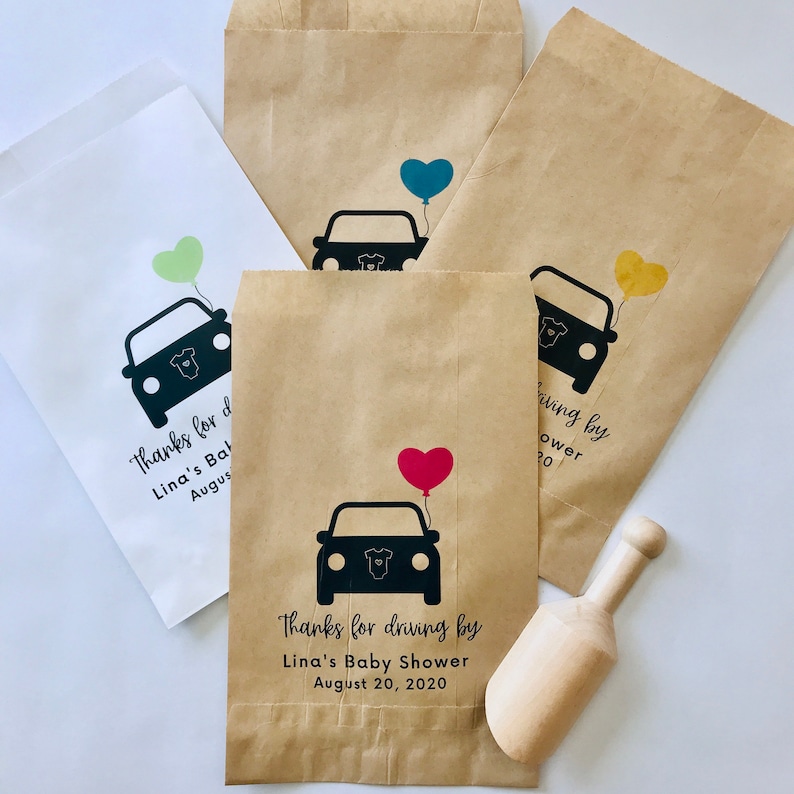Drive By Baby Shower Drive Through Favor Bag Quarantine Baby Etsy