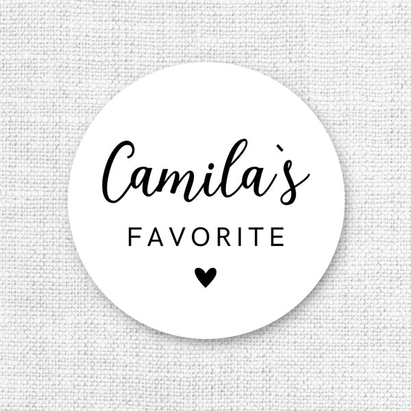 Favorite Sticker, His Favorite Sticker, Her Favorite Sticker, His Her Favorite Label, Wedding Sticker, His Her Wedding Favor  Stickers