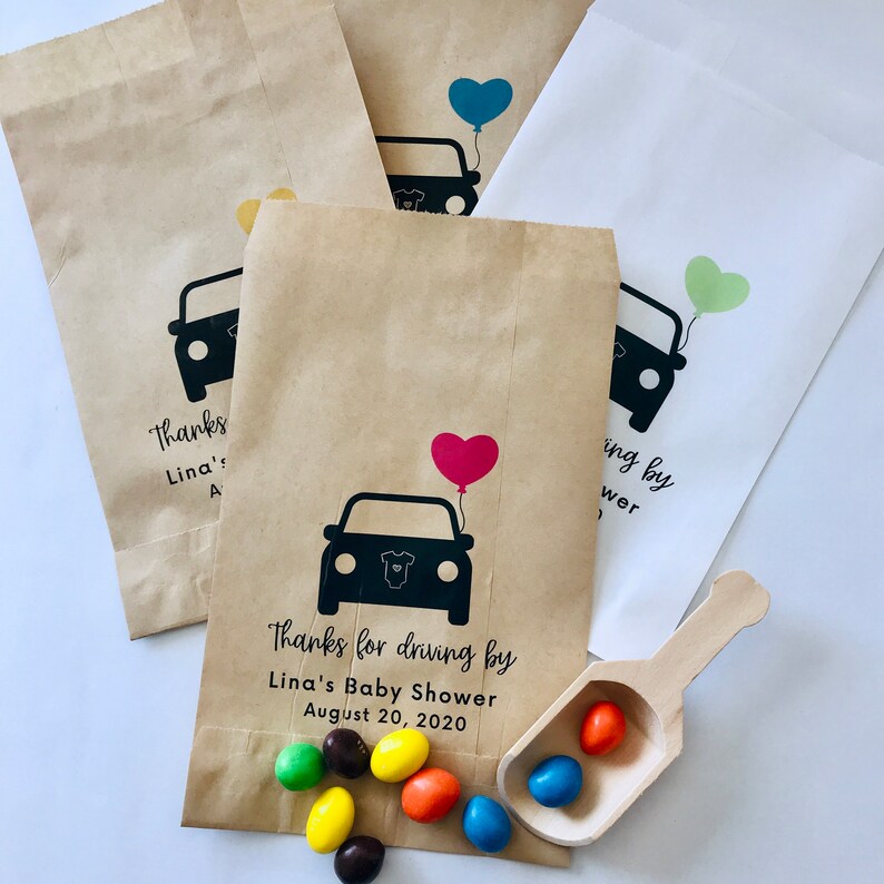 Drive By Baby Shower Drive Through Favor Bag Quarantine Baby Etsy