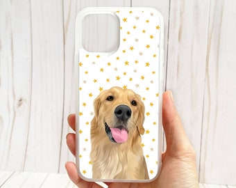 Custom Pet Phone Case,Dog Mom Gift,Dog Lover Gift,Heart Phone Case,Personalized Pet Phone Case,Pet Portrait Case,Personalized Gift, Pet Case