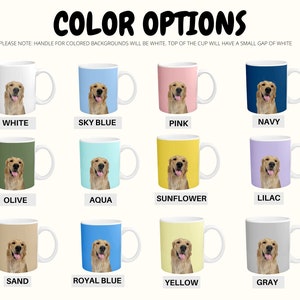 Custom Pet Mug,Personalized Pet Mug,Custom Dog Mug,Dog Mom Gift, Dog Dad Gift,Dog Mug,Cat Mug,Pet Owner Gift,Pet Portrait Mug,Dog Mom Mug image 4