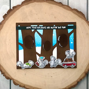 Nuttin’ But Fun Squirrels Holiday Greeting Cards
