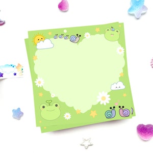 Hoppy Days Frog Memo Pad
