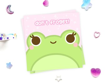 Don’t Froget Frog Memo Pad