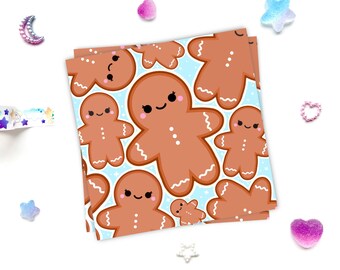 Gingerbread Cookies Christmas Holiday Memo Pad
